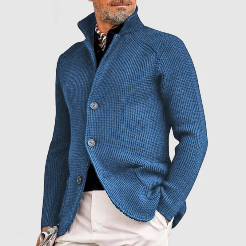 Ramon - Veste de poche en tricot à revers élégant pour hommes