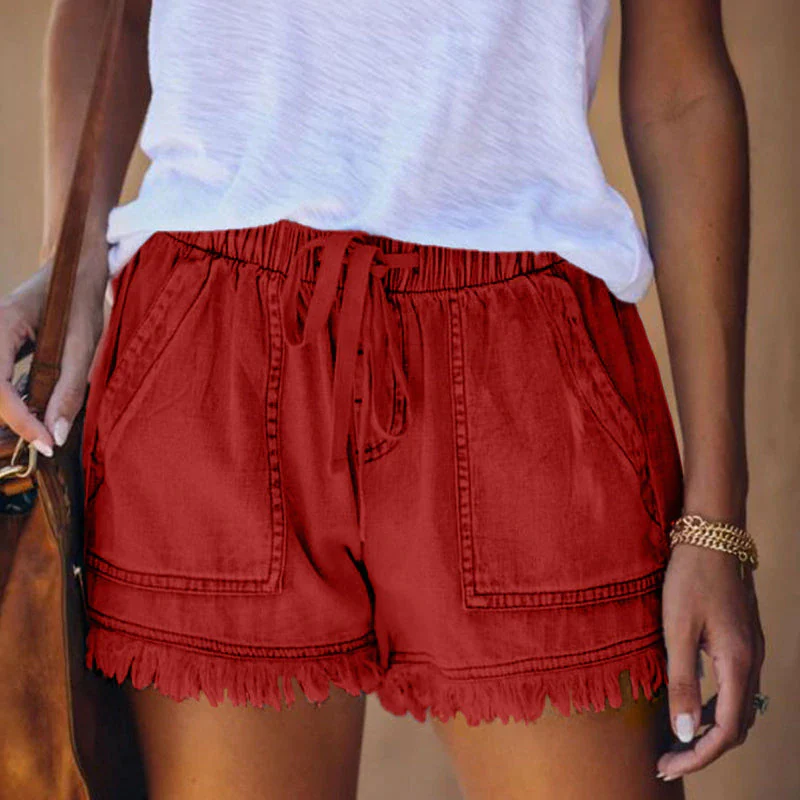 Laura | Short en denim taille haute