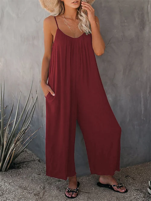 Hot Sale 49% off Ultimate Flowy Jumpsuit with PocketsBuy 2 Extra 10% OFF