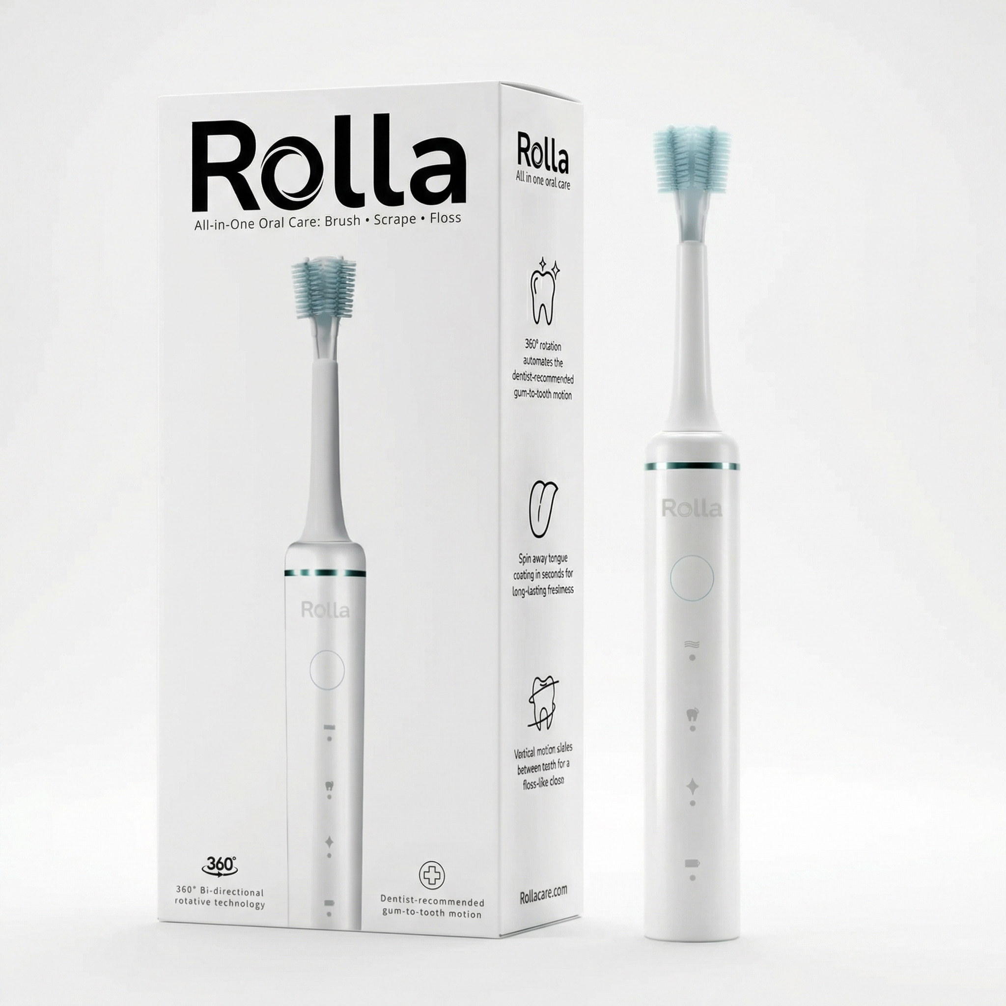 Rolla Care Toothbrush - New Oral Care Technology