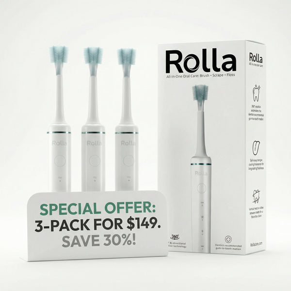 X3 Brosse à Dents Double Rotations – Nettoyage Optimal